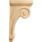 Ekena Millwork 3 1/4"W x 5"D x 9"H Scroll Corbel, Red Oak COR03X05X09SCRO - alternate 3